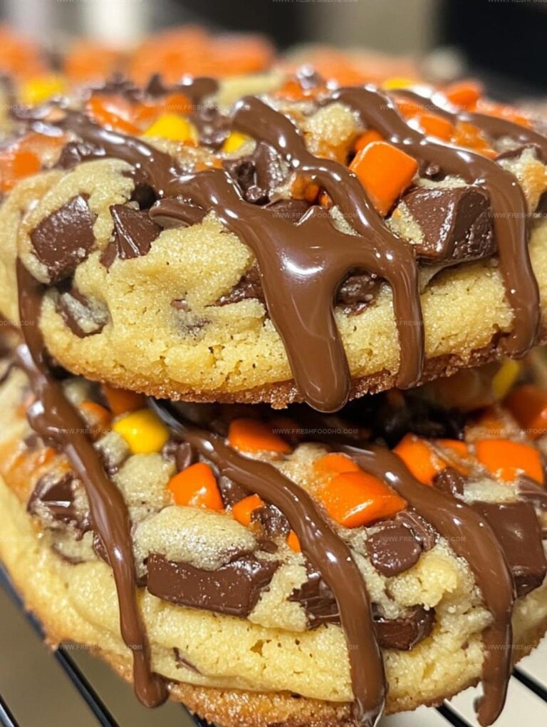 Peanut Butter-Stuffed Mini Cookies with Reeses Pieces Recipe