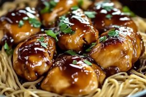 One-Pot Honey Garlic Chicken & Noodles Recipe