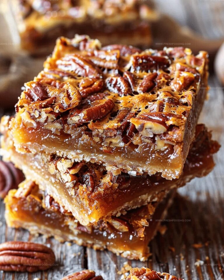 Southern Pecan Pie Bars Recipe