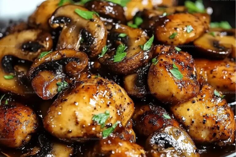 Black Pepper Chicken With Mushrooms Recipe