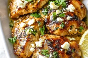 Greek Lemon Feta Chicken Bliss Recipe