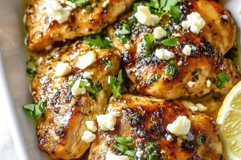 Greek Lemon Feta Chicken Bliss Recipe