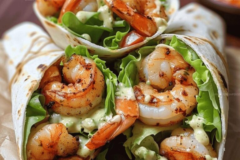 Grilled Shrimp Caesar Wraps Recipe
