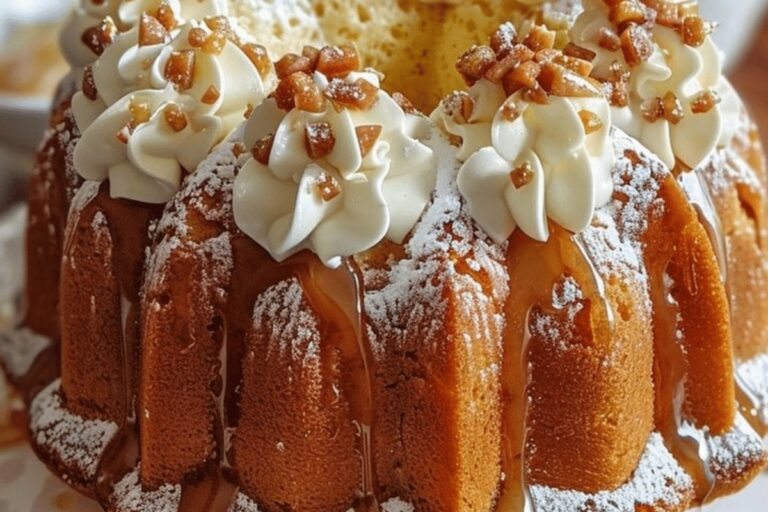 Honey Bun Pound Cake Recipe