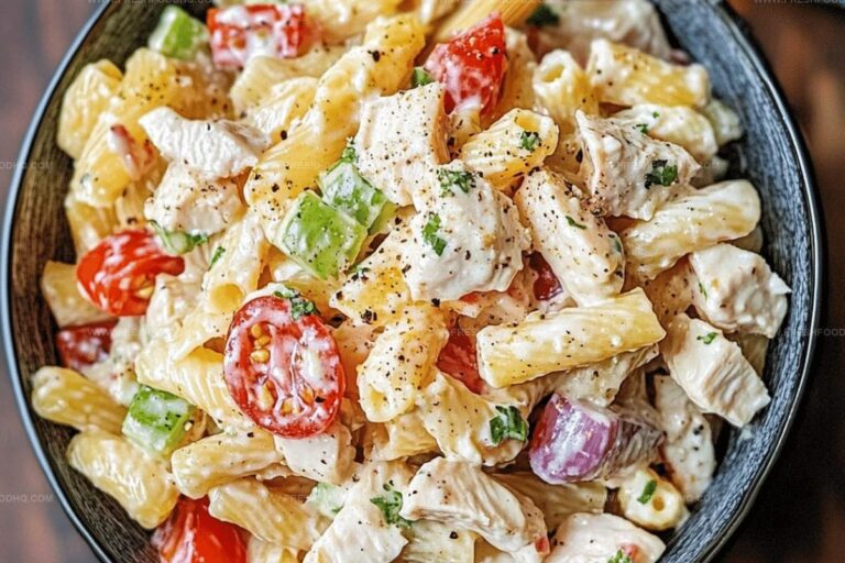 Creamy Chicken Pasta Salad Recipe