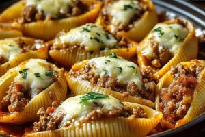 Beef-Stuffed Shells With Creamy Ricotta Filling Recipe