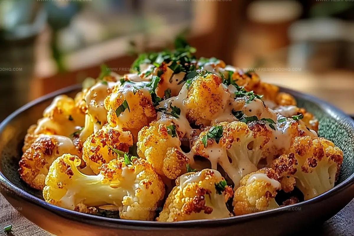 Crispy Roasted Cauliflower Recipe