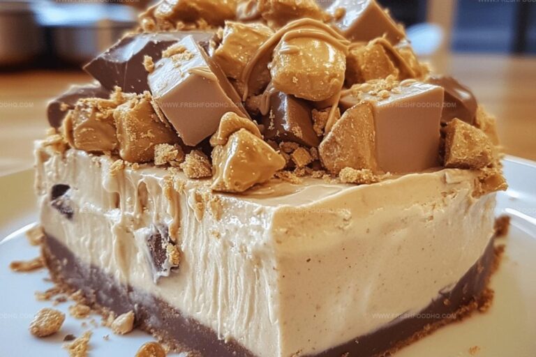 Homemade No-Bake Twix Cheesecake Recipe