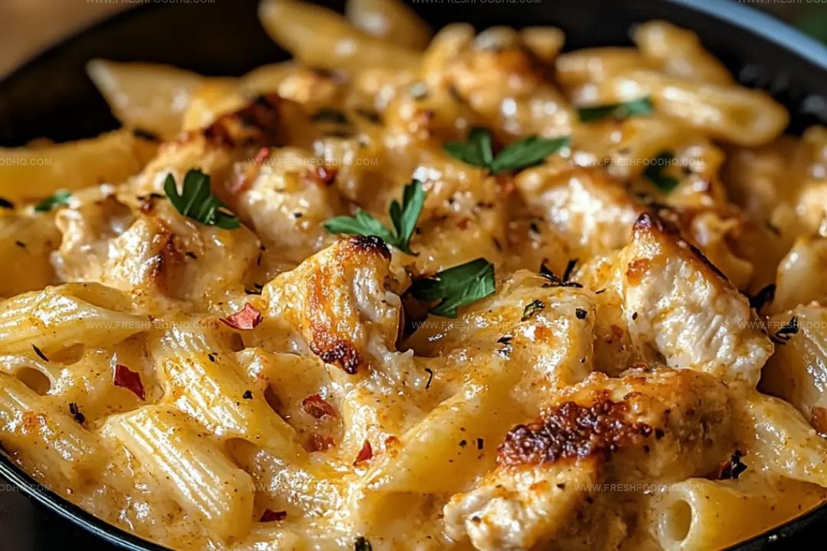 Cajun Cream Cheese Chicken Pasta Bake Recipe