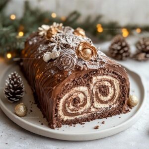 Traditional Yule Log Cake Recipe