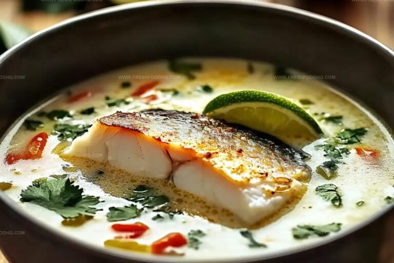 Coconut Lime Fish Soup Recipe