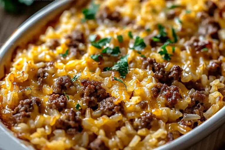 Hamburger & Rice Casserole Recipe