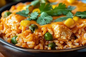 Chicken Enchilada Rice Casserole Recipe