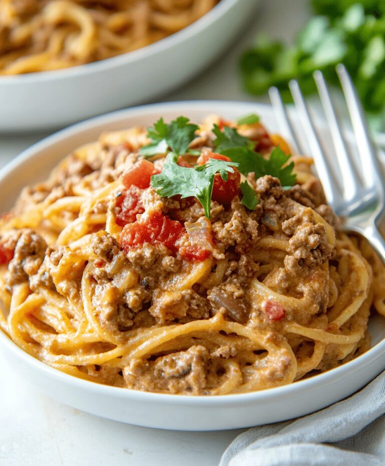 Crockpot Taco Spaghetti Recipe