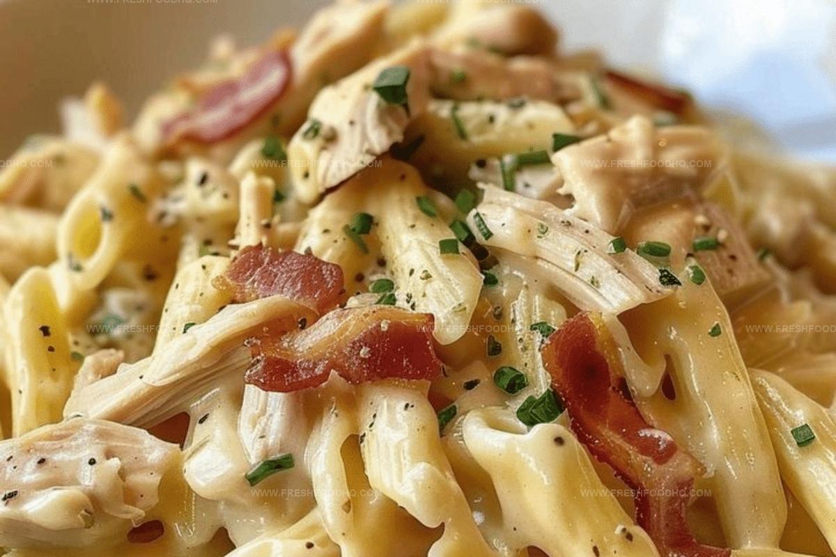 Ranch Chicken Bacon Pasta Recipe