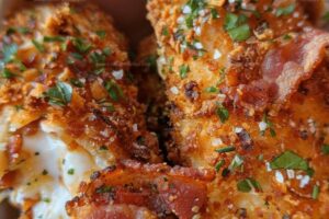Cream Cheese and Bacon Stuffed Doritos Chicken Recipe
