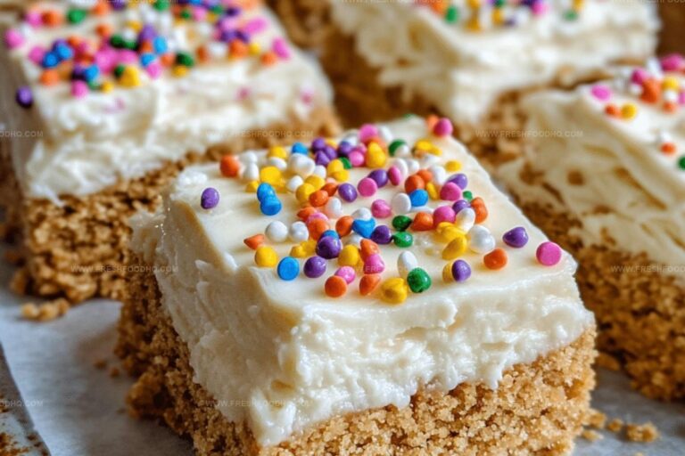 Frosted Graham Cracker Bars Recipe