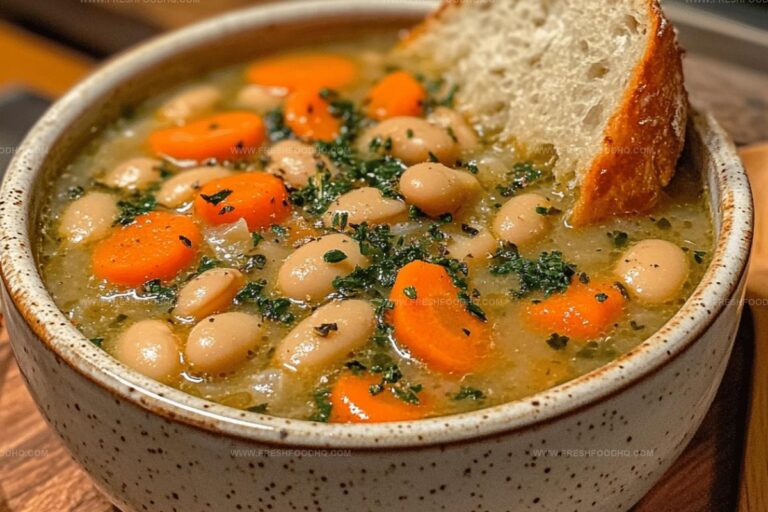 Great Northern Bean Soup with Carrots Recipe