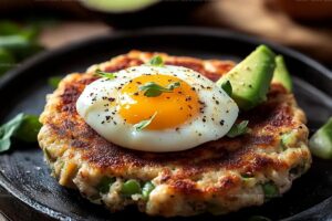 Turkish Twist Breakfast Patties With Creamy Avocado And Sunny Eggs Recipe