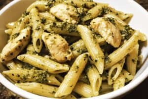 Basil Pesto Chicken Penne Recipe