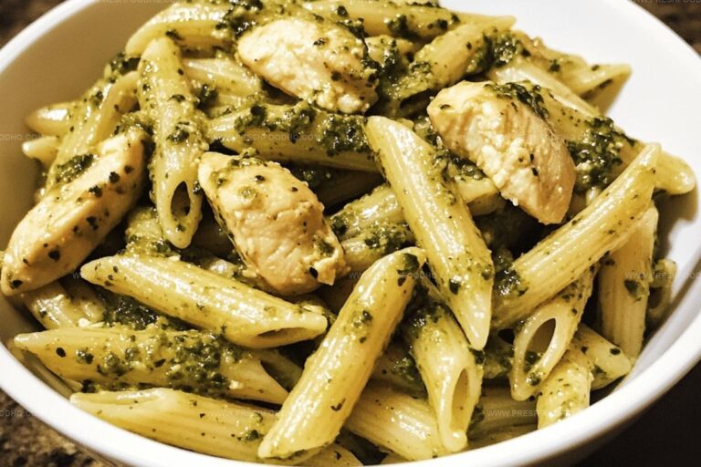 Basil Pesto Chicken Penne Recipe