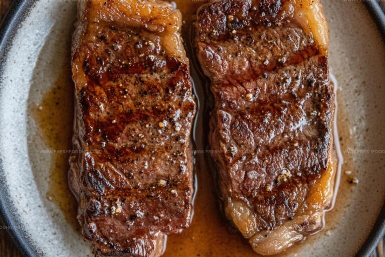 New York Strip Steaks Recipe