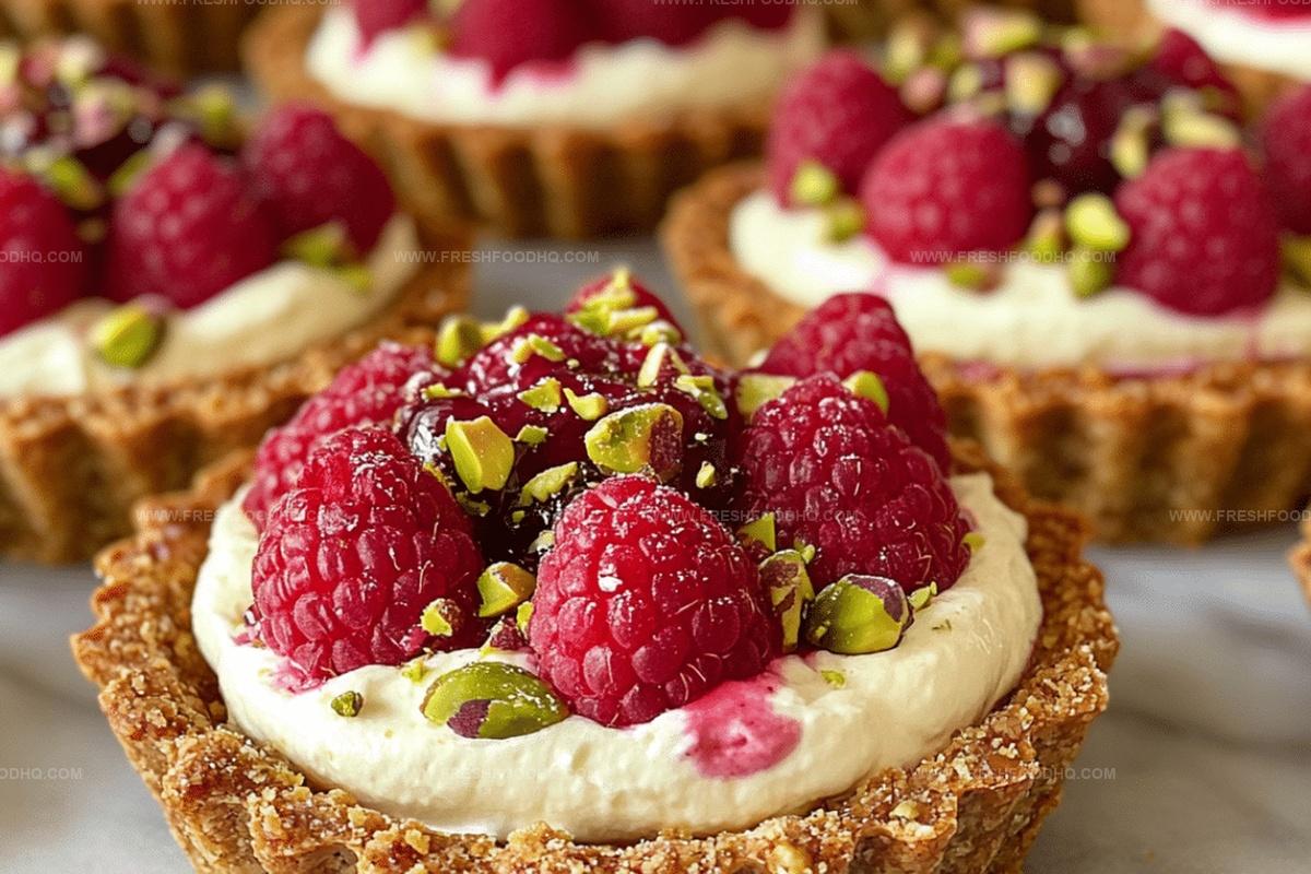 Elegant Pistachio Raspberry Tartlets Recipe