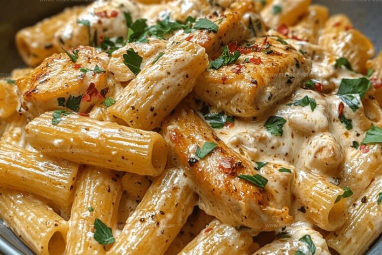 Whole Pasta with Chicken and Ricotta Cream Sauce Recipe