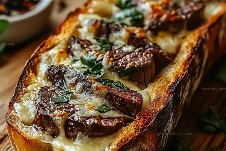 The Ultimate Steak Garlic Cheese Bread Recipe