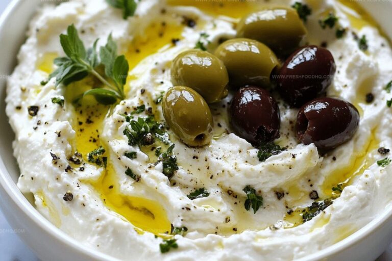 Whipped Feta with Tangy Olives Recipe