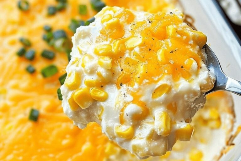 Cheesy Cream Cheese Corn Casserole Recipe