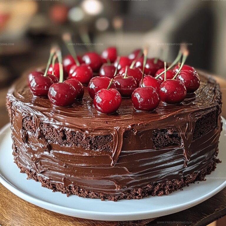 Decadent Chocolate Cherry Cake Recipe