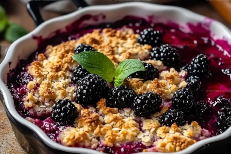 Blackberry Crumble Recipe
