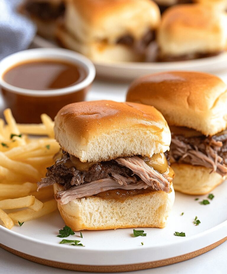 French Dip Sliders Recipe
