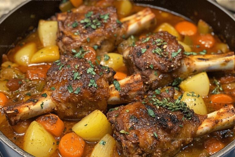 Mediterranean Braised Lamb Shanks Recipe