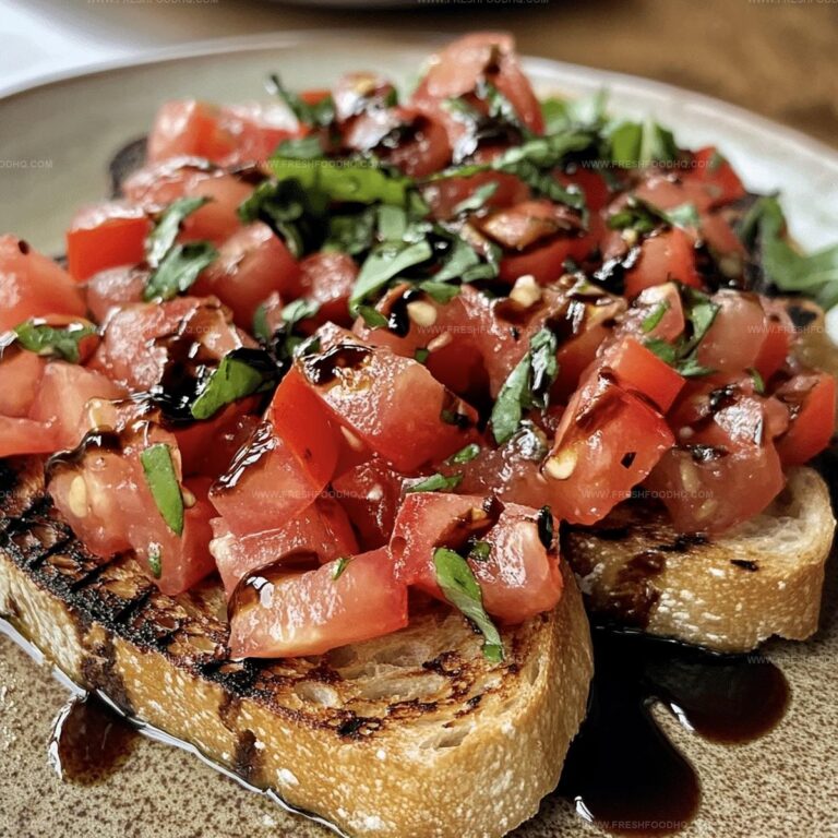 Balsamic Vinegar Bruschetta Recipe