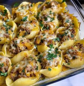 Butternut Squash & Turkey Sausage Stuffed Shells Recipe