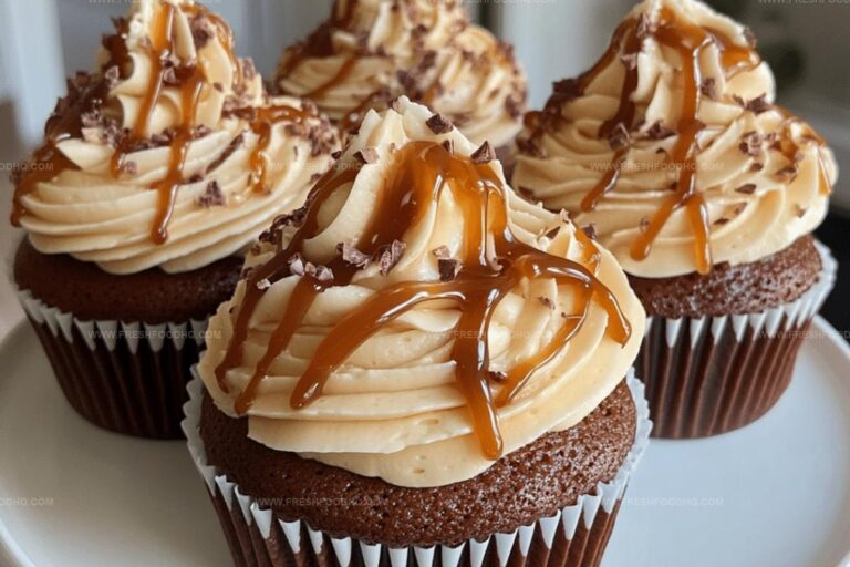 Chocolate Espresso Cupcakes with Salted Caramel Buttercream Recipe