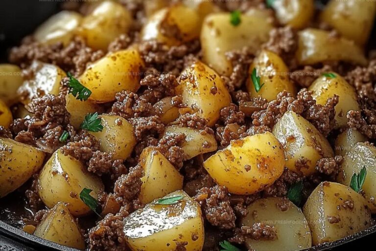One-Pan Ground Meat And Potato Skillet Recipe