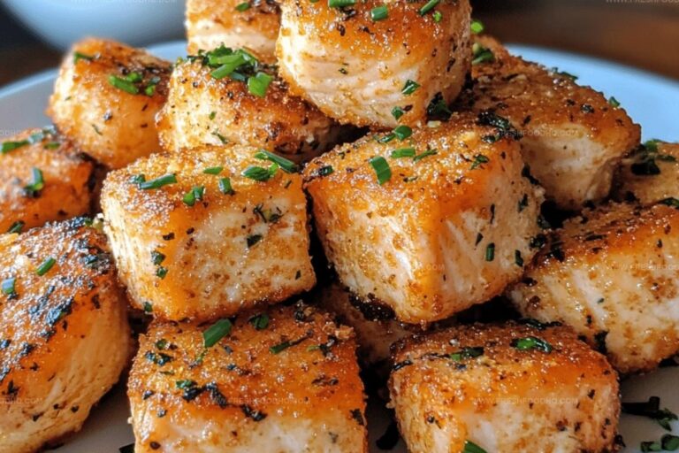Air Fryer Bang Bang Salmon Bites Recipe