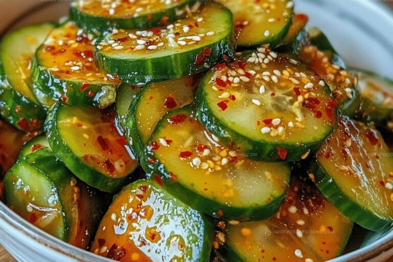 Spicy Korean Cucumber Salad Recipe