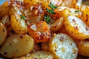 Oven Fried Potatoes & Onions Recipe