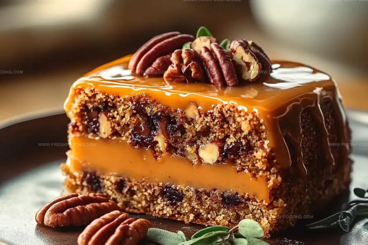 The Ultimate Butterscotch Pecan Cake Recipe