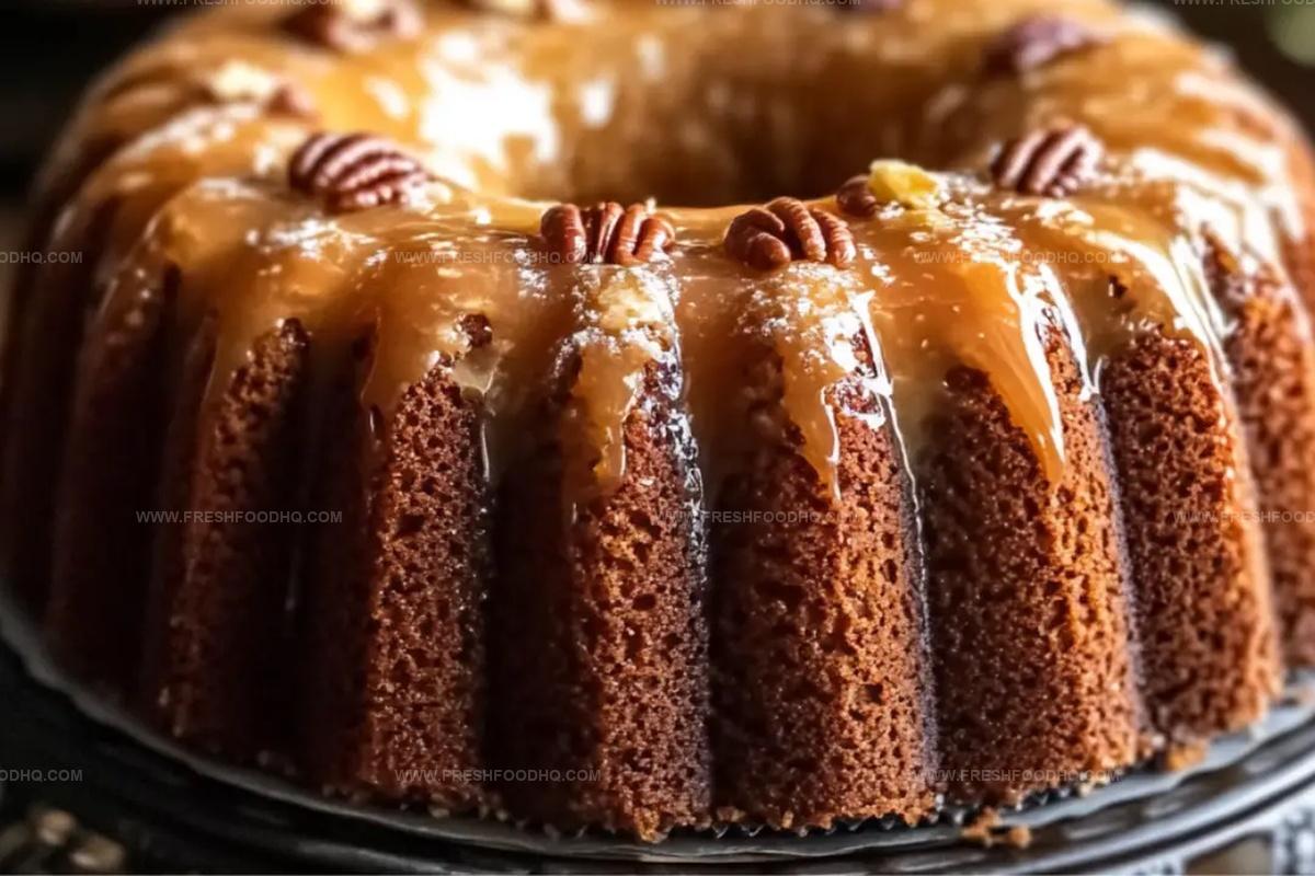 Pecan Praline Buttermilk Pound Cake Recipe