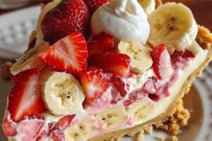 Strawberry Banana Cheesecake Bliss Recipe