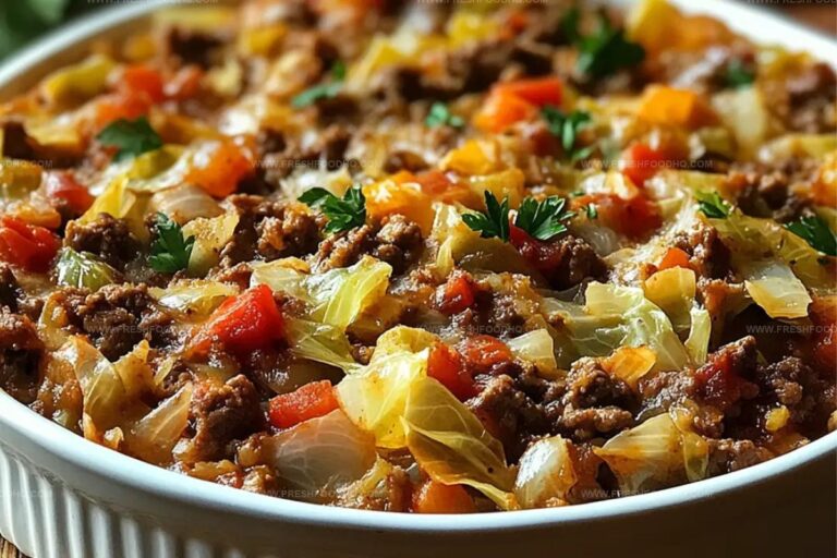 Cabbage Beef Bake Recipe