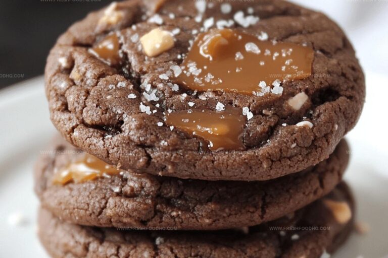 Salted Caramel Chocolate Cookies Recipe