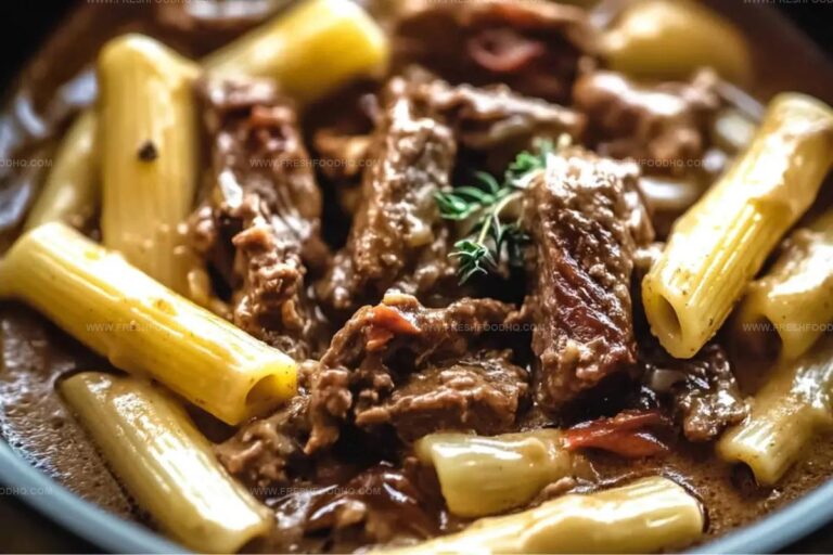 Creamy Slow Cooker Beef Pasta Recipe