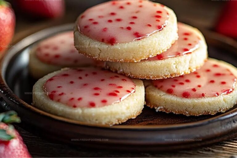 Strawberry Shortbread Cookies Recipe