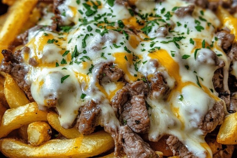 Philly Steak Cheese Fries Recipe